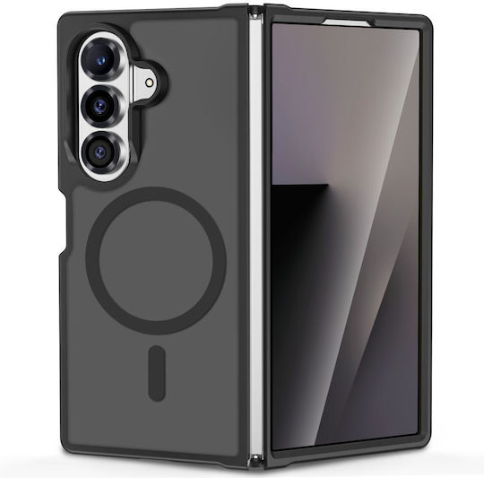 Tech-Protect Magmat Back Cover Silicone / Plastic Black (Galaxy Z Fold 7/8)