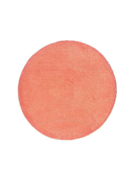 Viokarpet Round Rug, Round, Pink, Diameter 67 cm,