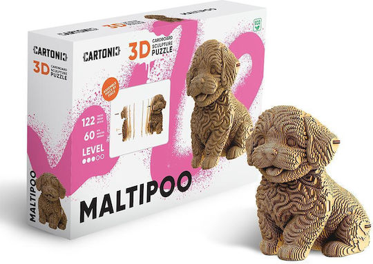 Maltipoo Puzzle 3D