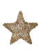 Atmosphera Christmas Star Plastic Gold 60x60cm