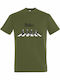 T-shirt Unisex " Hobbits On Abbey Road Lotr " Light Army