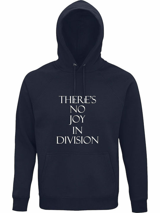 Bio-Kapuzenpulli Unisex No Joy In Division Joy Division Love Will Tear Us Apart Marineblau