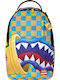 Sprayground School Backpack Junior High-High School with Water Bottle Holder Play-Doy Molded Shark Mini 24 x 13 x 37cm