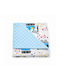 Nursery Swaddling Blanket Blue 80x90cm