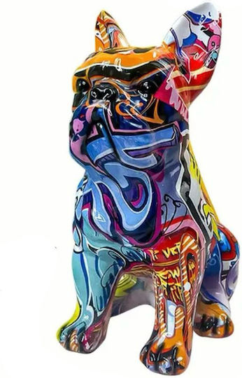 Figurină Decorativă Câine Din Polirosină 15.5x11x21.5cm