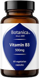 Botanica B3 Βιταμίνη 500mg Botanica 60 κάψουλες