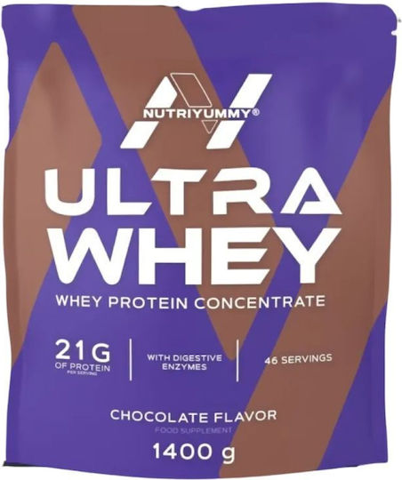 Nutriyummy Ultra Whey Протеин Отк Суроватка с Вкус Chocolate 1.4kg
