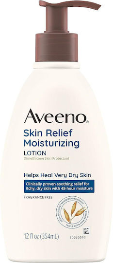 Aveeno Skin Relief Butter Hidratant pentru Corp cu Unt de Shea pentru Piele Uscată și Sensibilă 354ml