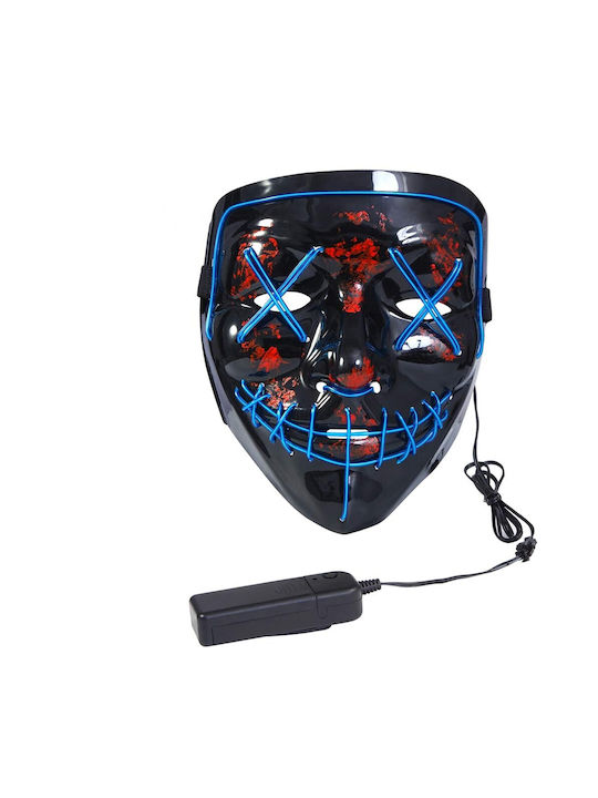 Halloween Mask Led Neon Electroluminescent Wire Luminous Purge Horror Mask