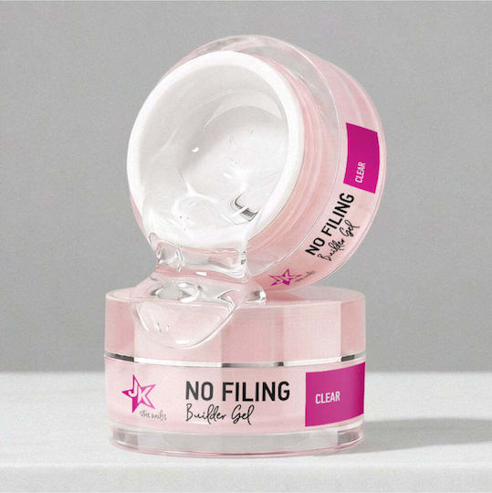 JK Star Nails Constructor Gel Unghii No Filing Transparent 15gr