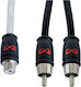 Ampire RCA-Kabel 2x RCA-Stecker - RCA-Buchse 0,3m X30S