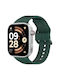 Silicone Strap One Line Pattern Redmi Watch 4 5 6 Smart Band 8 Pro 9 Pro 10 Pro Green