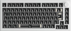 Akko Akko 5075b Via Barebone Gaming Keyboard 75% Ansi Layout Moon White