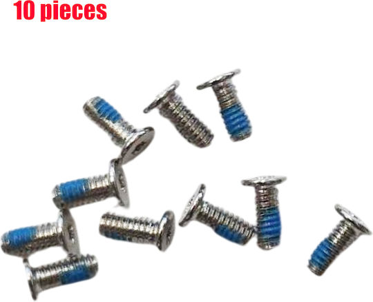 Screws Set Laptop Lenovo Ideapad Yoga 710-11isk 80tx 710-11ikb 80v6 80tx000rau 80tx001tau 80tx0007us 80tx000aus 80v6000pus 80v6000xjp 5s10l46183 Torx T4 2mm X 4mm 10pcs Code 1-bolt032