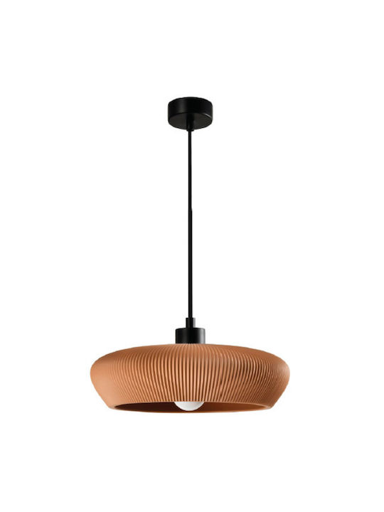 Inlight Pendant Ceiling Light Orange with E27 Socket 40x40cm