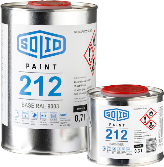 Solidpaint 212 Epoxy Paint Painting Concrete Floors Metal Ral Colors 1l Ral 7043