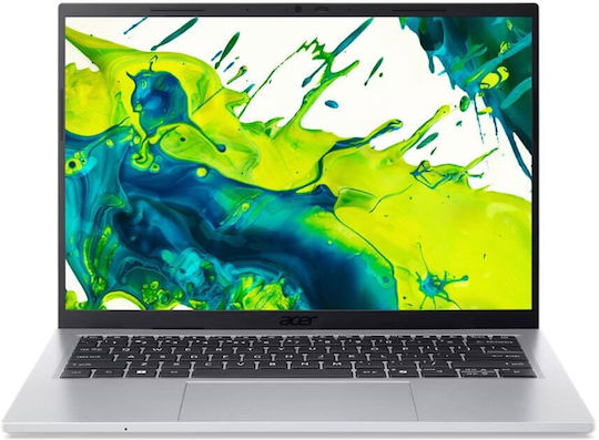 Acer Aspire Go 14 AG14-72P -58K8 15.6" IPS FHD (Core 5-120U/16GB/512GB SSD/Без операционна система) (Международна английска клавиатура)