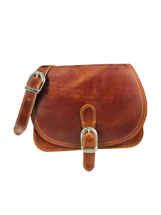 Damen Schulter Crossbody Tasche Leder Braun