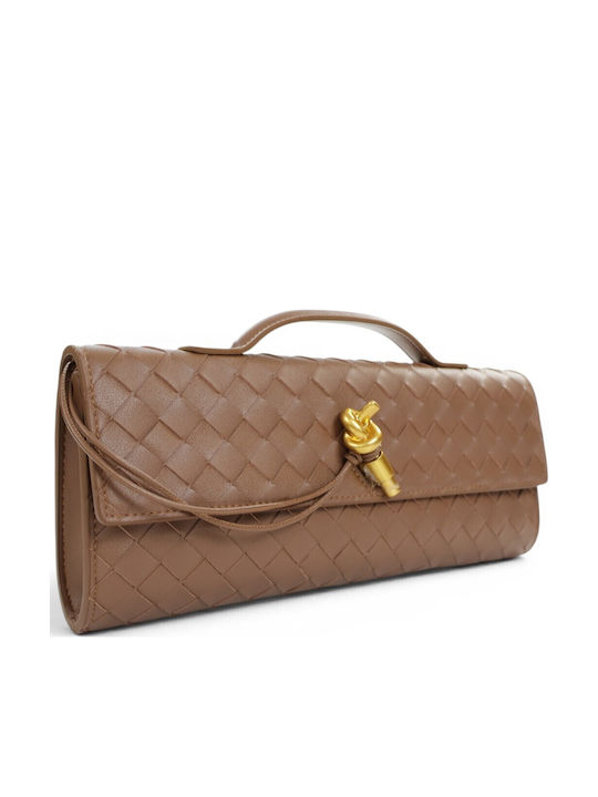 Passaggio Leather Дамска Кожена Чанта За Рамо Тауп