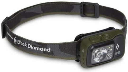 Black Diamond Rechargeable LED Headlamp with Maximum Brightness 400lm Spot