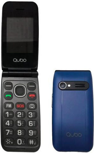 Qubo NEO2NW Dual SIM Мобилен телефон с Големи Бутони Син