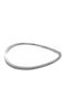Mertzios.gr Women's Silver Handcuff Bracelet with Zircon