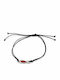 Bratari Argintiu Handmade Pentru Femei Coral & Pește Silverline 0230996008/roșu Coral Macrame Negru Handmade Pește Argintiu Alb 0230996008