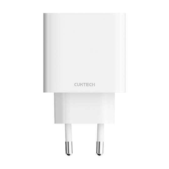 Cuktech Cuktech Handyladegerät Ohne Kabel mit USB-A Ausgangsanschlüsse und USB-C Ausgangsanschlüsse 30W Weiß (A19)