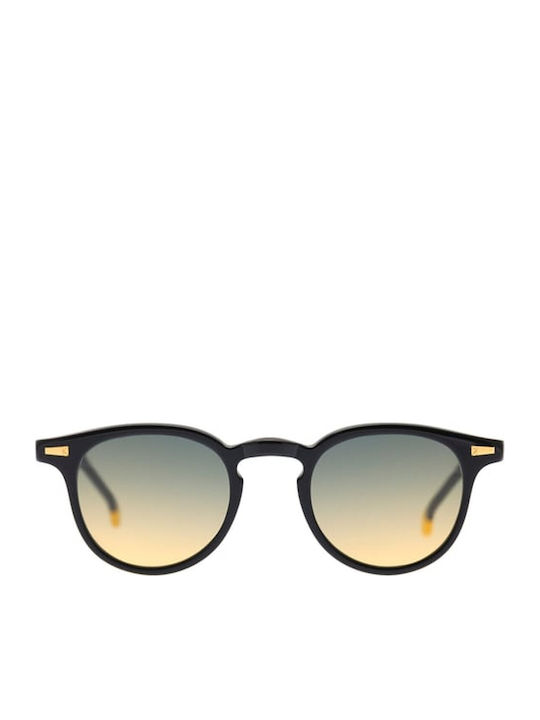 Kyme Unisex Sonnenbrillen mit Schwarzem Rahmen und Mehrfarbigen Gläsern BOB 01