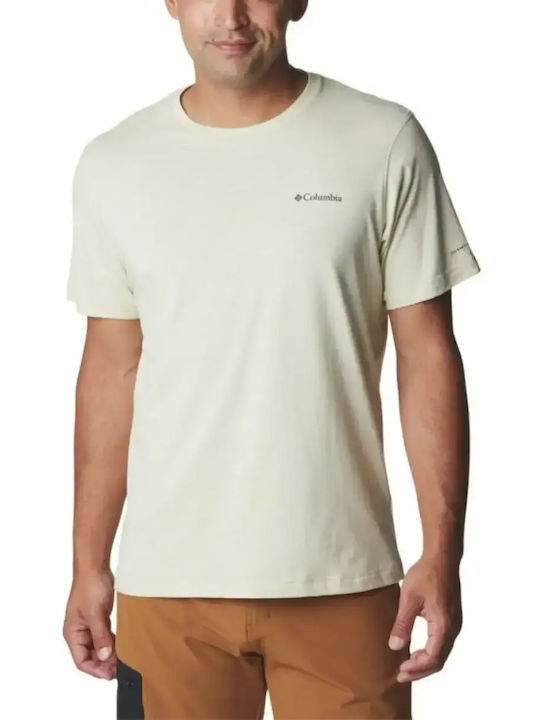 Columbia Thistletown Hills Αθλητικό T-shirt Μπεζ