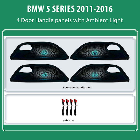 Diq Ambient Bmw S.5 Bmpj26 Digital Iq Ambient Light Bmw Series 5 F10 F11 F18 Mod.2011-2016 Door Handle Panels