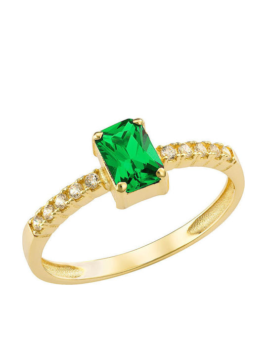 Ioannis Kosmima Women's Ring with Zircon from 9...