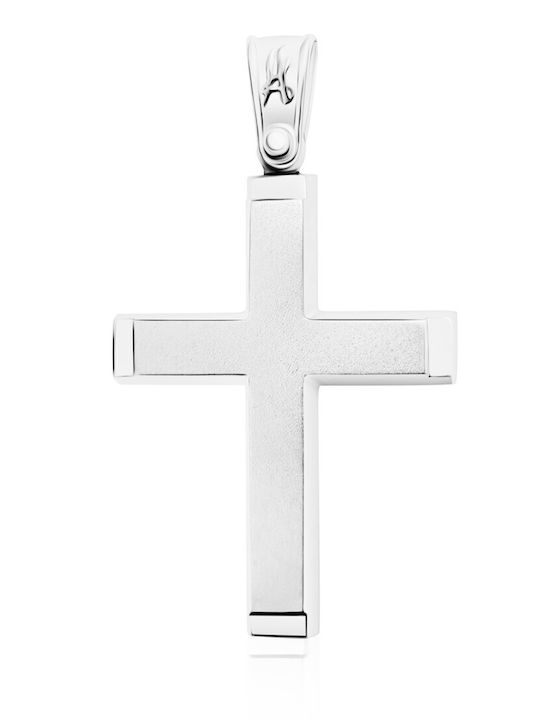 Chrilia Weißgold Kreuz 14K Ohne Kette