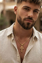 Sharks Bay Clothing Gold Plated Steel Cross