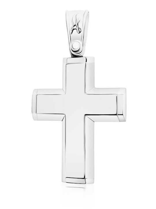 Chrilia Weißgold Kreuz 9K Ohne Kette