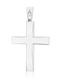 Chrilia Weißgold Kreuz 14K Ohne Kette
