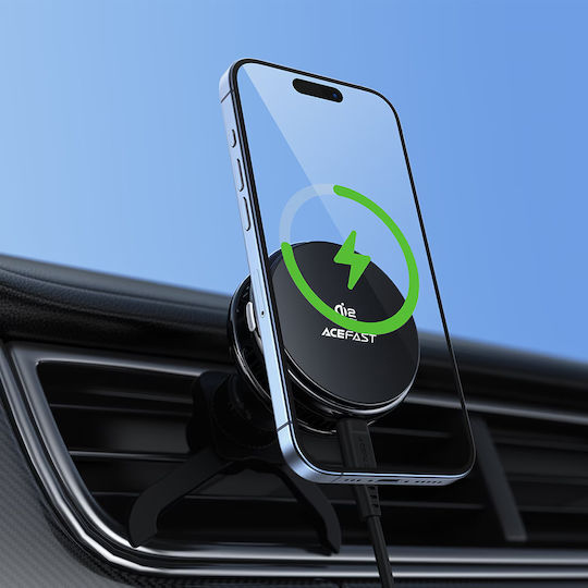 Acefast Gerätehalterung für Mobiltelefone 4.7" - 6.9" mit kabelloser Leistung der kabellosen Ladung 25W Schwarze Acefast Gerätehalterung für Mobiltelefone 4.7" - 6.9" mit kabelloser Leistung der kabellosen Ladung 25W Schwarze