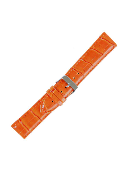 Tzevelion T1260 Lederriemen Orange 18mm