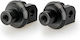 Puig Foot Peg Adapters Pilot Yamaha Mt-07 Mt-09 Tracer 9 Xsr 900 Yzf-r7 Yzf-r9 21-26 Black 20673n