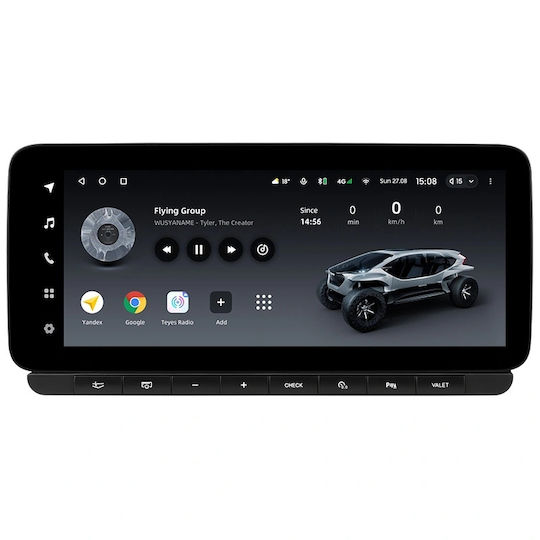 Teyes Lux One Автомобилен Навигатор Audi A6 C6 2004-2011 6+128GB 12.3" IPS Octa-core 2GHz Android 4G Bluetooth 5.1 DSP