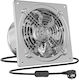 Microlink Ventilator de perete pentru baie gri