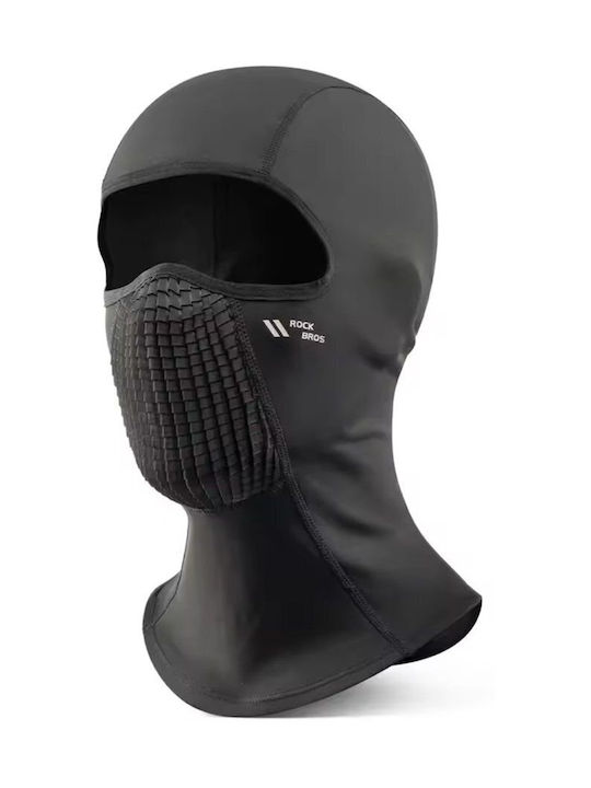 Rockbros Fleece Fahrradbalaklava Schwarz