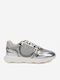 Damen Sneakers Silber