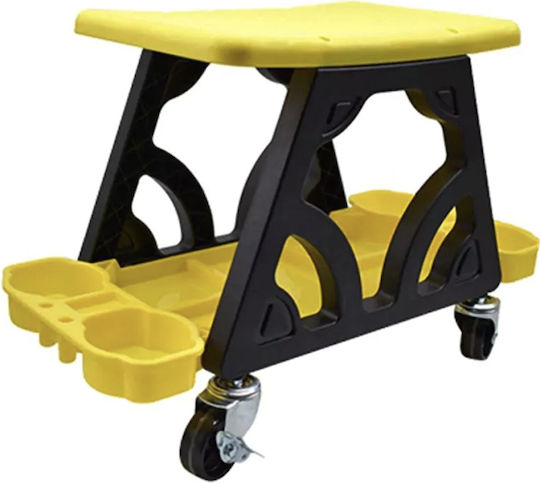 Mobile Detailing Stool Bottle Holders Yellow Oem P4a