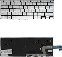 Лаптоп клавиатура Keyboard Asus Zenbook S16 Ux5606 Ux5606sa Um5606 Um5606wa Um5606ga Um5606ka Us Без рамка Със задно осветяване Бяла КОД.41579usnofrblwhite Лаптоп клавиатура Keyboard Asus Zenbook S16 Ux5606 Ux5606sa Um5606 Um5606wa Um5606ga Um5606ka Us Без рамка Със задно осветяване Бяла КОД.41579usnofrblwhite