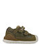 Kinder Sneaker mit Klettverschluss Khaki