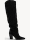 Schwarze Damenstiefel Über dem Knie Sura