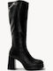 Black Boots Platform Thick Heel