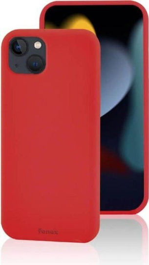 Fonex Back Cover Σιλικόνης Κόκκινο (iPhone 14 Pro Max)
