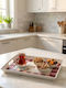 SteweHome Пластмасов Сервиращ Диск 38x28x3.5см
